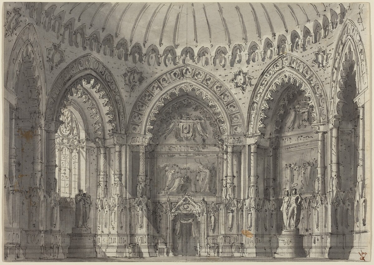 Rotunda in Gothic Style
