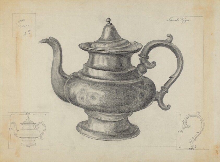 Pewter Teapot