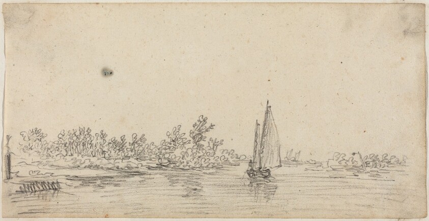 Sailboat on an Estuary