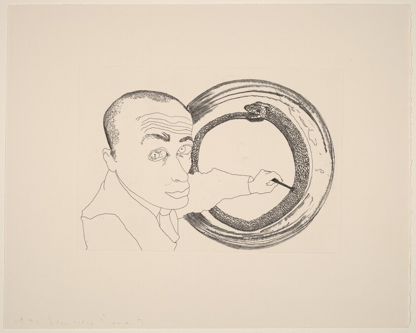 Self-Portrait #4 (Snake)