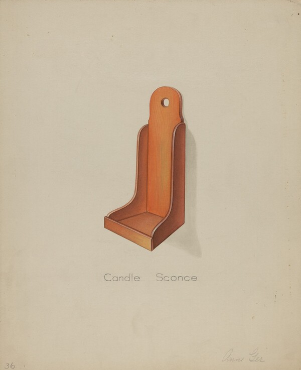 Shaker Candle Sconce