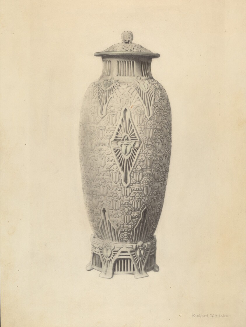Robineau Scarab Vase