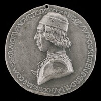 Niccolò da Correggio, 1450-1508, Count of Brescello 1480 [obverse], Sperandio, c. 1480