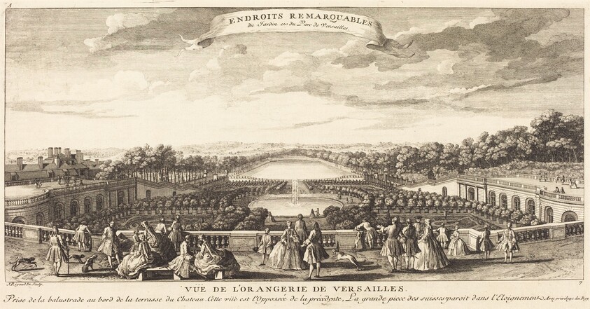 Vue de l'Orangerie de Versailles