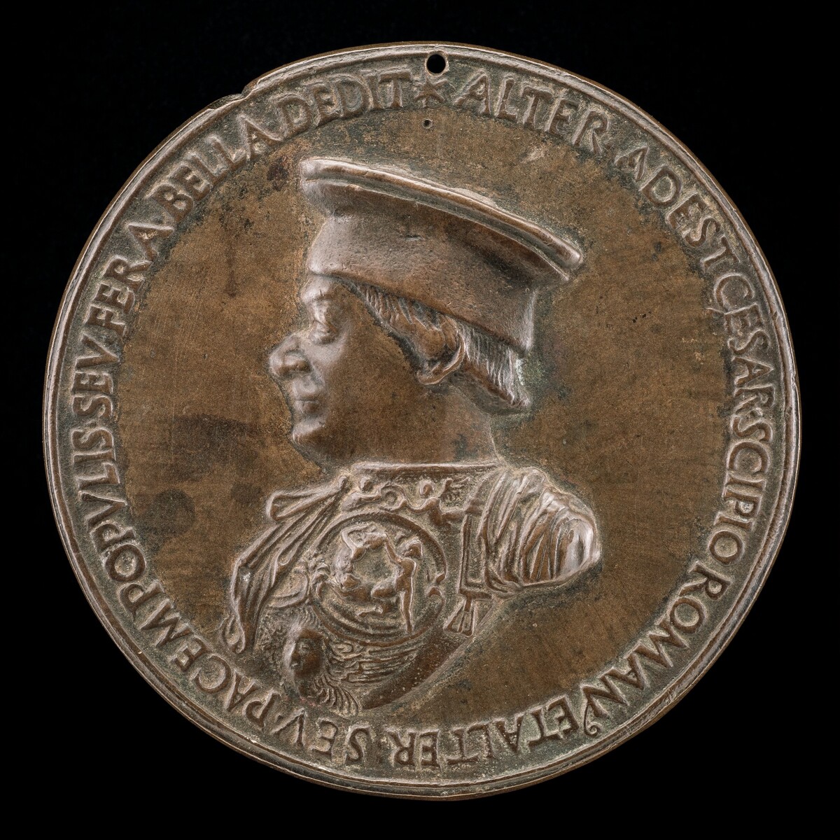 Federigo da Montefeltro, 1422-1482, Count of Urbino 1444, and Duke 1474 [obverse]