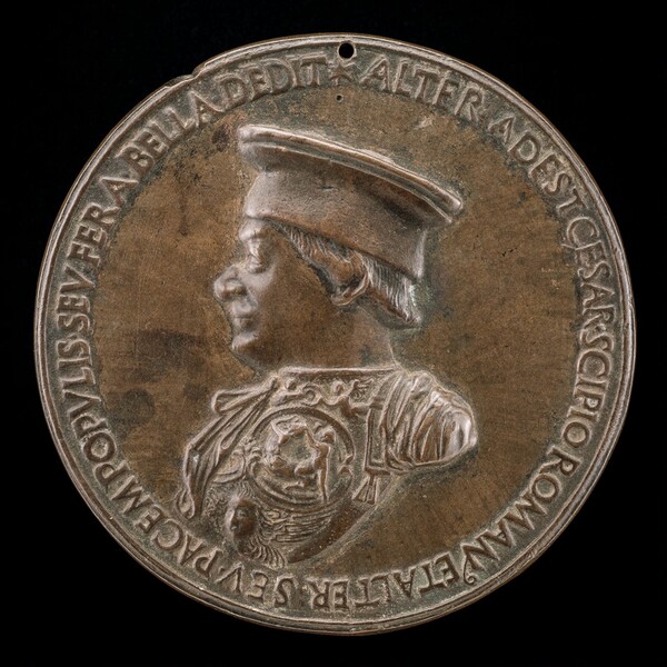 Federigo da Montefeltro, 1422-1482, Count of Urbino 1444, and Duke 1474 [obverse]