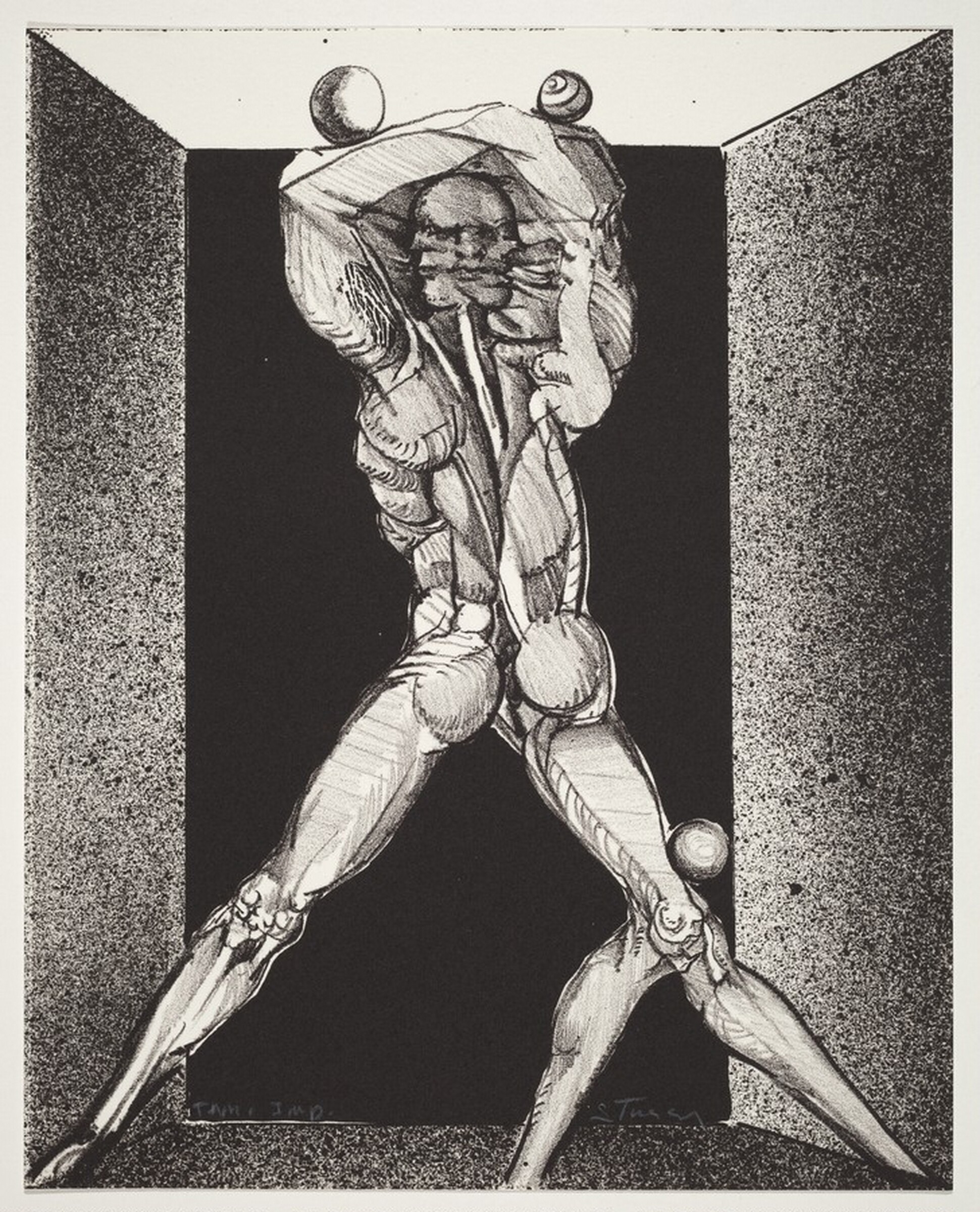 Untitled (Family of Acrobatic Jugglers XI), Jan Stussy, 1970