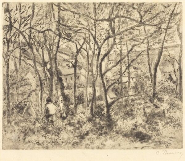 Wooded Landscape at L'Hermitage, Pontoise (Paysage sous bois, a L'Hermitage, Pontoise)