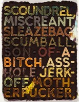 Scoundrel, Mel Bochner, 2010