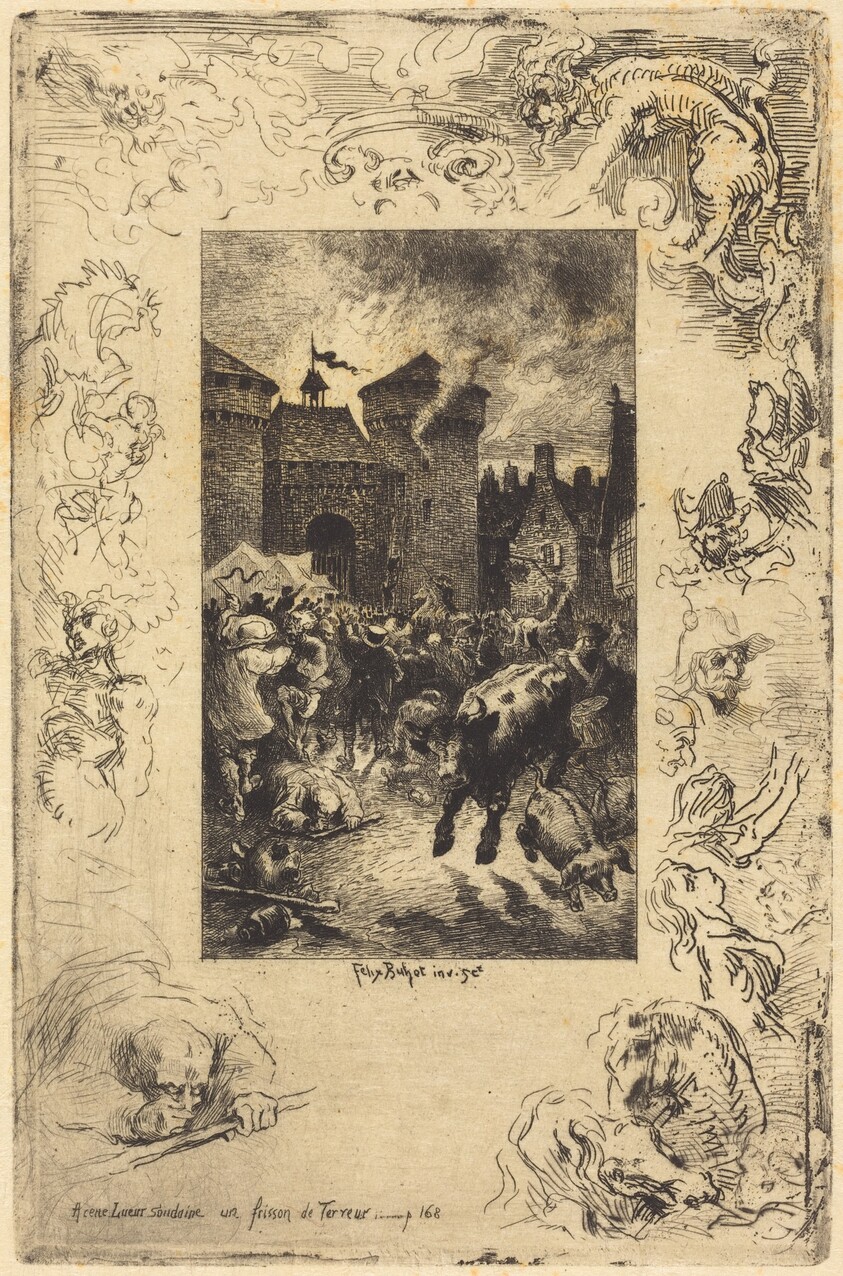 A cette lueur soudaine... (In the sudden gleam of light...)