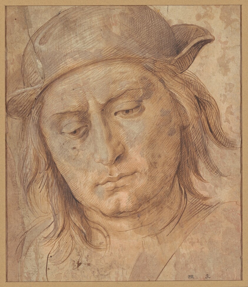 Head of a Man Wearing a Cap