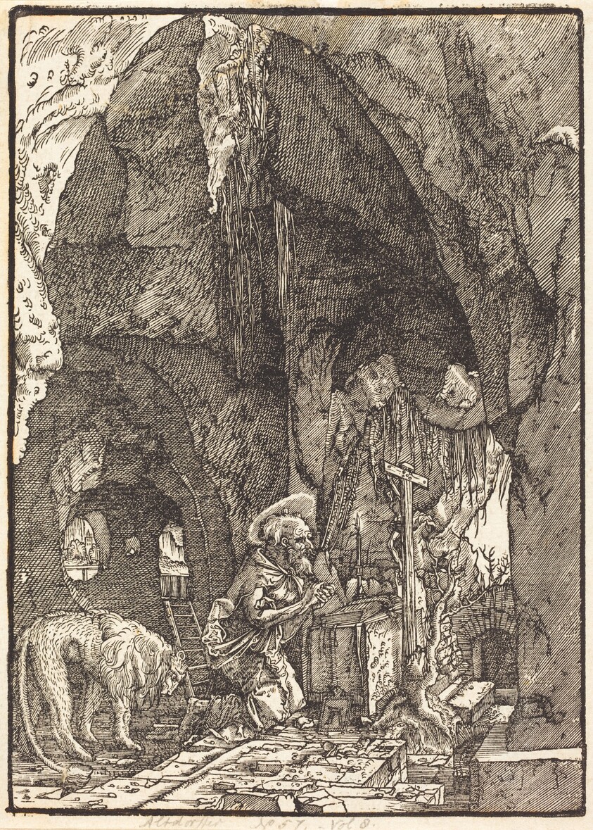 Saint Jerome in a Cave