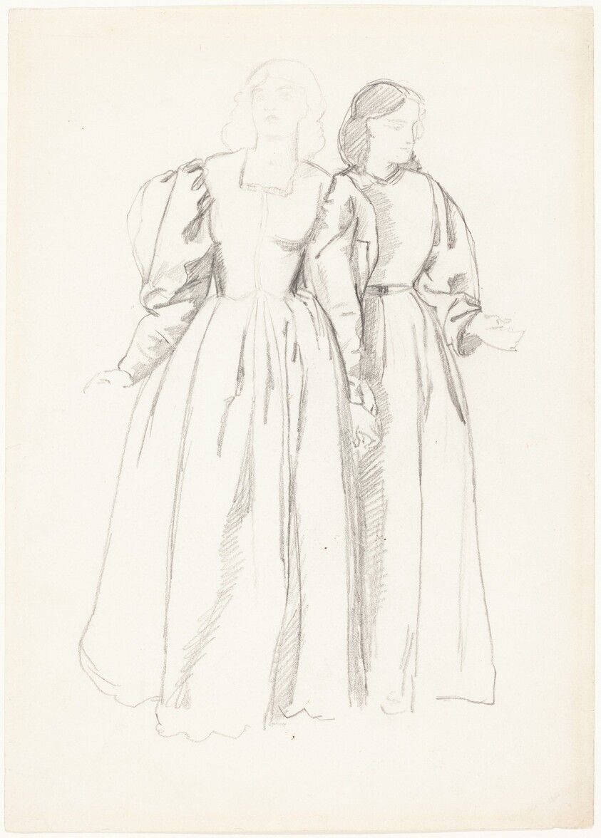 Study of Two Young Women [recto]
