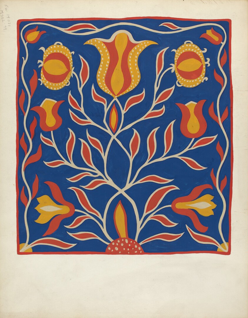 Study for Proposed Portfolio "Decorated Chests of Rural Pennsylvania"