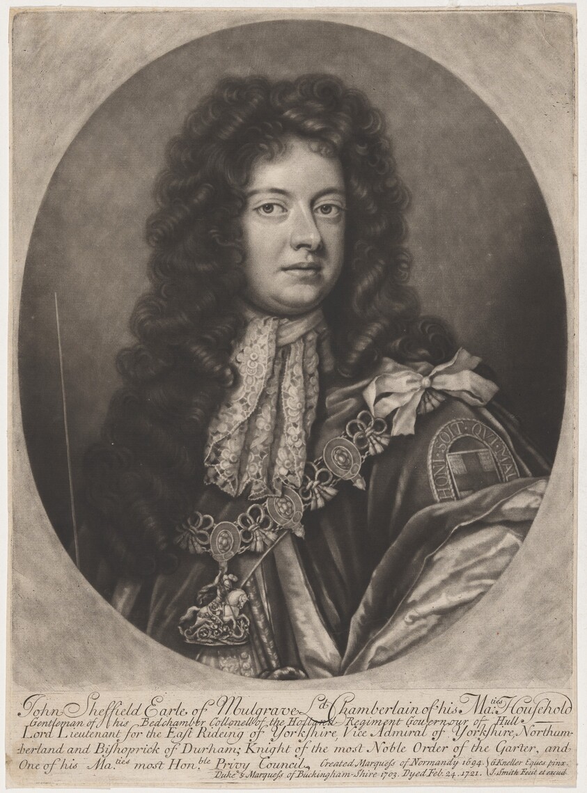 John Sheffield, Third Earl of Mulgrave, FirstDuke of Buckinghamshire