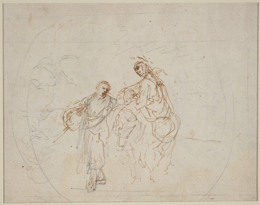 The Flight into Egypt [verso]
