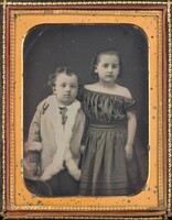 Portrait of Two Children, American 19th Century, 1850s