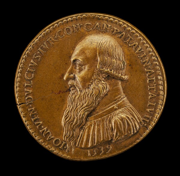 Giovanni Antonio Vincenzo Dolce, 1482-1555, Paduan Jurist, Canon of Padua 1516 [obverse]