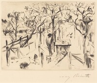 Obstgarten im Herbst (Fruit Garden in Autumn), Lovis Corinth, 1912