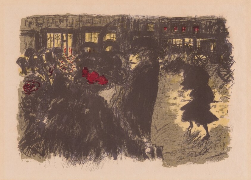 The Square at Night (Place le soir)