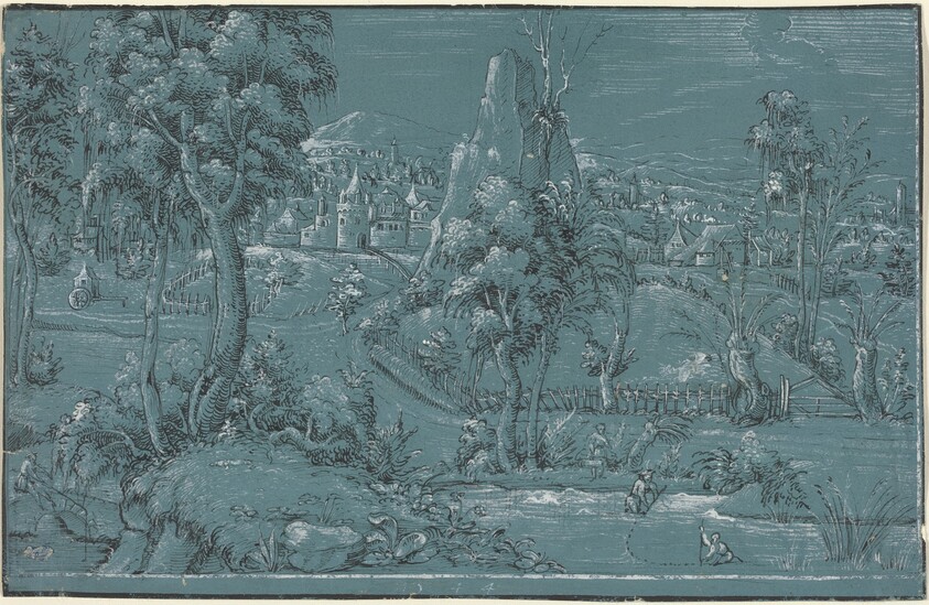 Landscape with Men Fishing