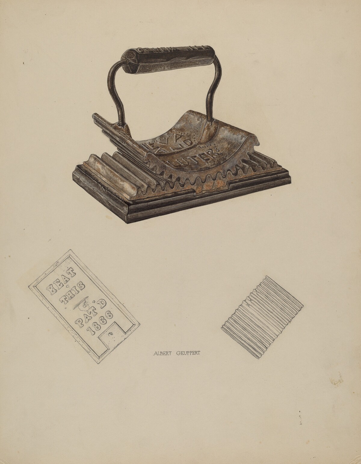 Fluting Iron