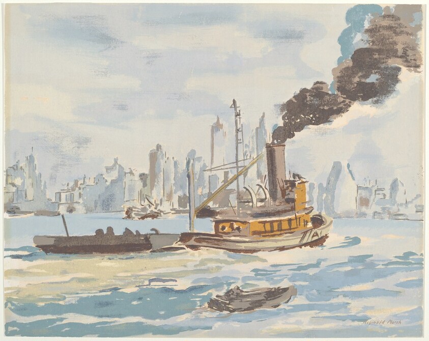 Tug Boat in New York Harbor