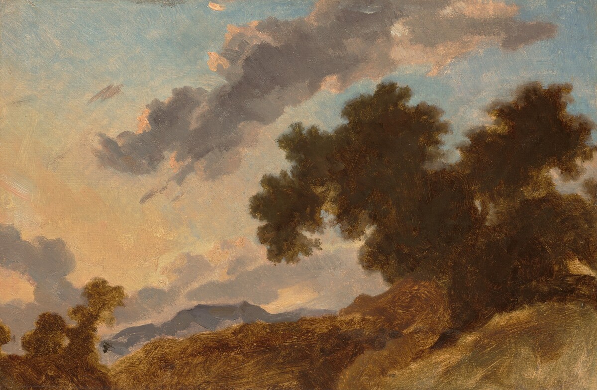 Mountain Landscape at Sunset