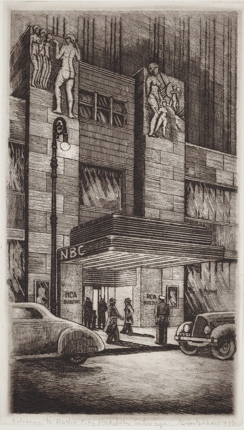 Entrance to Radio City, Rockefeller Center, New York