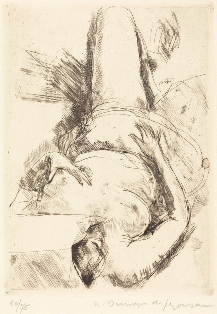 Female Nude with Journal (Femme nue au journal)