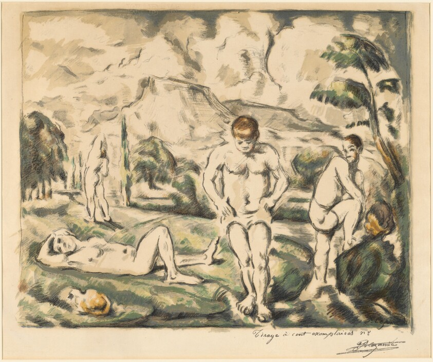 The Bathers (Large Plate)