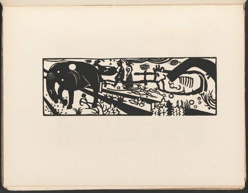 Bauerngang (Peasants Strolling) from Deutsche Graphiker der Gegenwart (German Printmakers of Our Time)