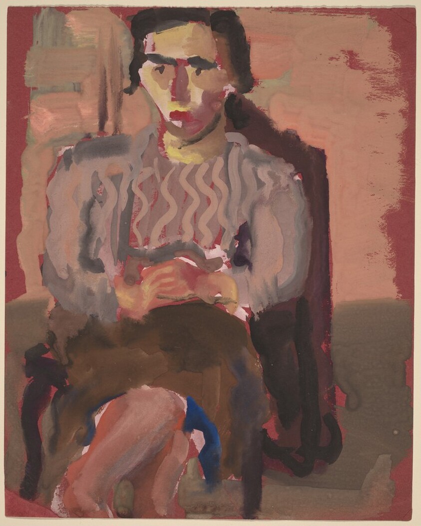 Untitled (Seated Woman with Crossed Legs)