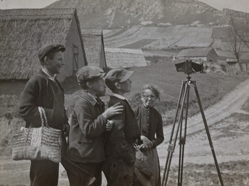 Children Admiring Camera, Budafok, Hungary