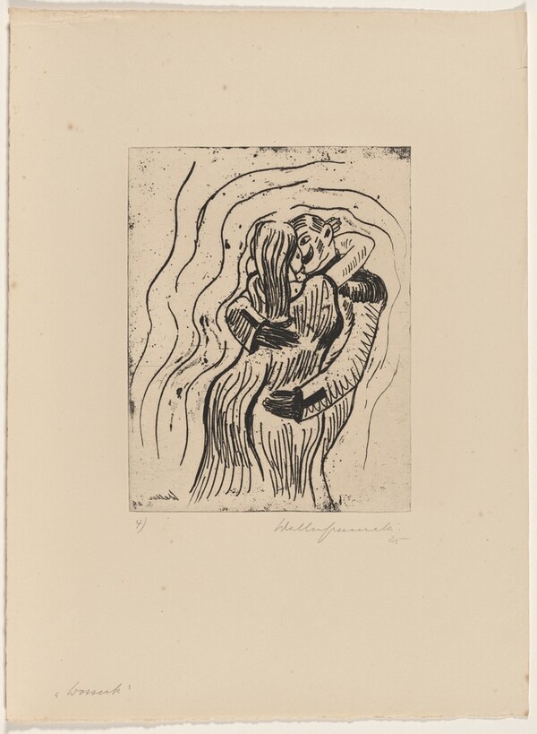 Maria Embracing the Drum Major