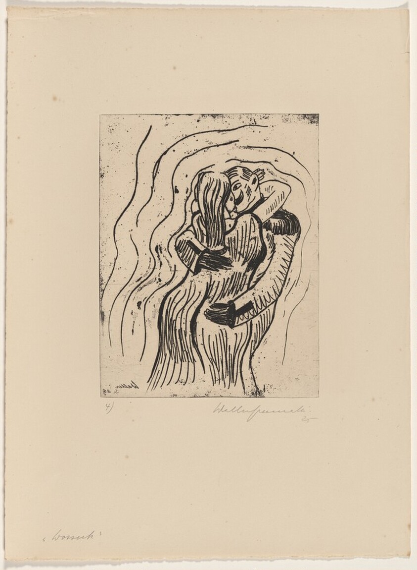 Maria Embracing the Drum Major