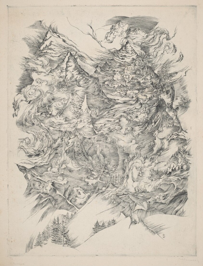 Landscape with Clouds