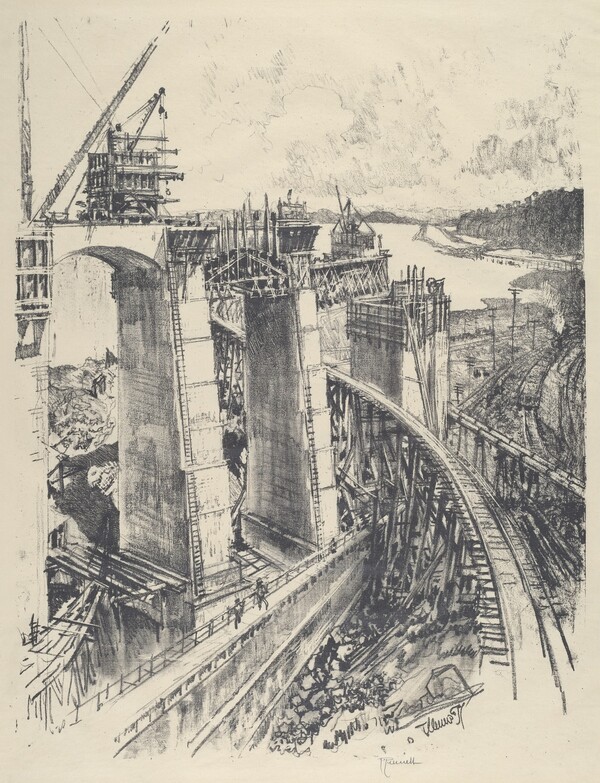 The Approach to Gatun Lock