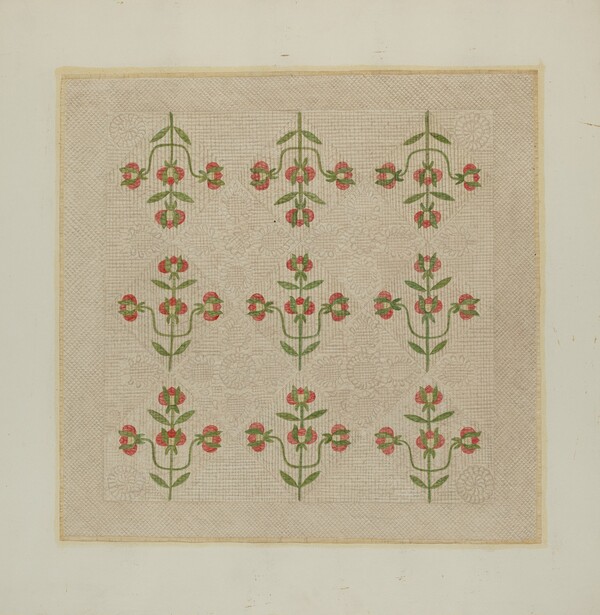 Quilt - Tulip Pattern
