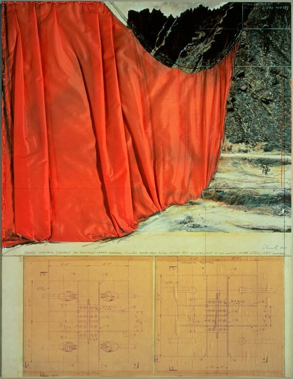 Valley Curtain, Project for Colorado, Grand Hogback