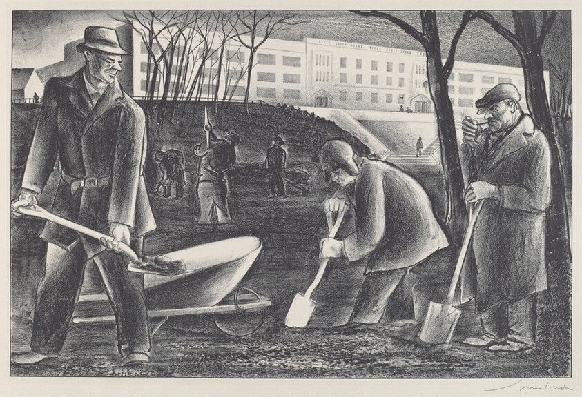 Untitled (Three Men on a Public Works Project)