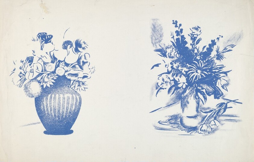 Still Life (Two Vases of Flowers)