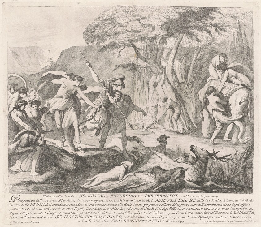 The Seconda Macchina for the Chinea of 1743: The Royal Hunt