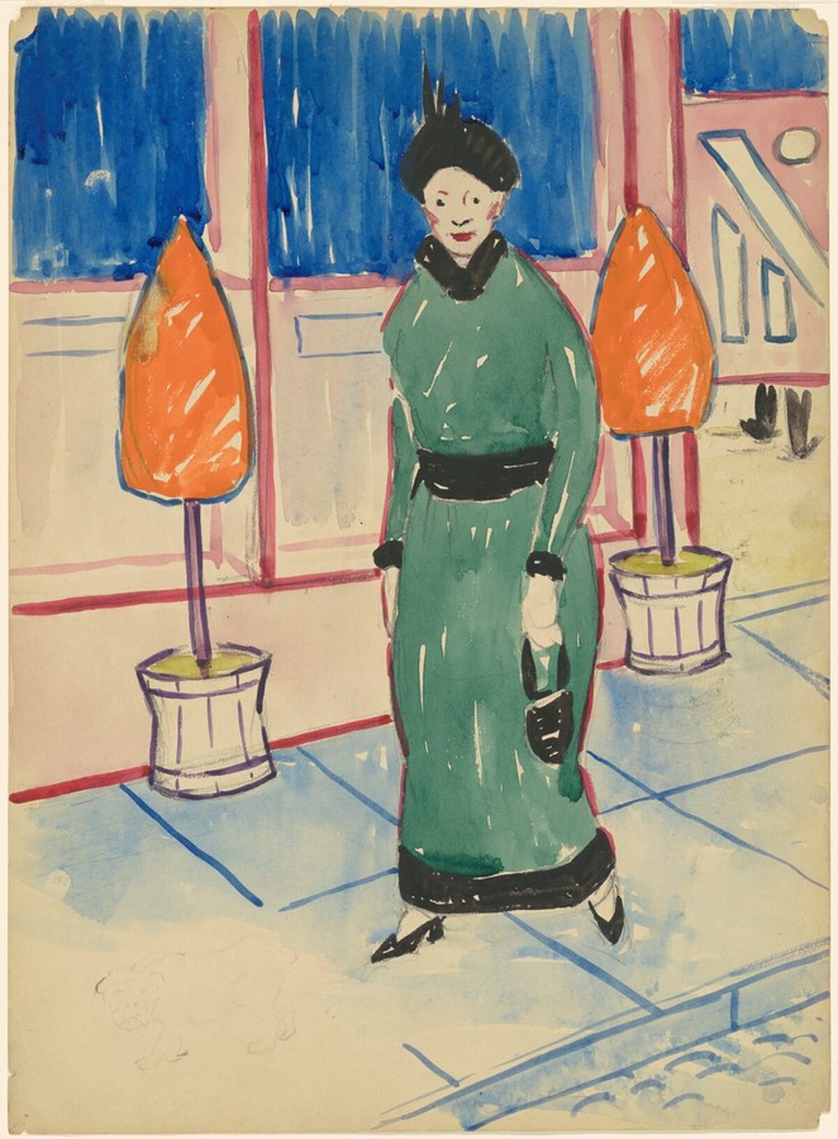 Woman Strolling