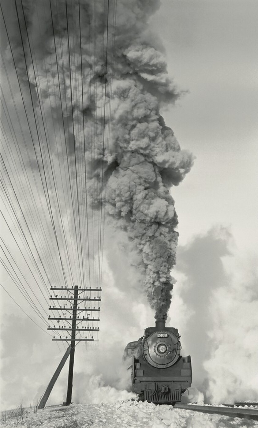 CPR 360, Canadian Pacific Railway, Locomotive Number 2408, a G-3G-Class 4-6-2, Departing Vaudreuil, Quebec