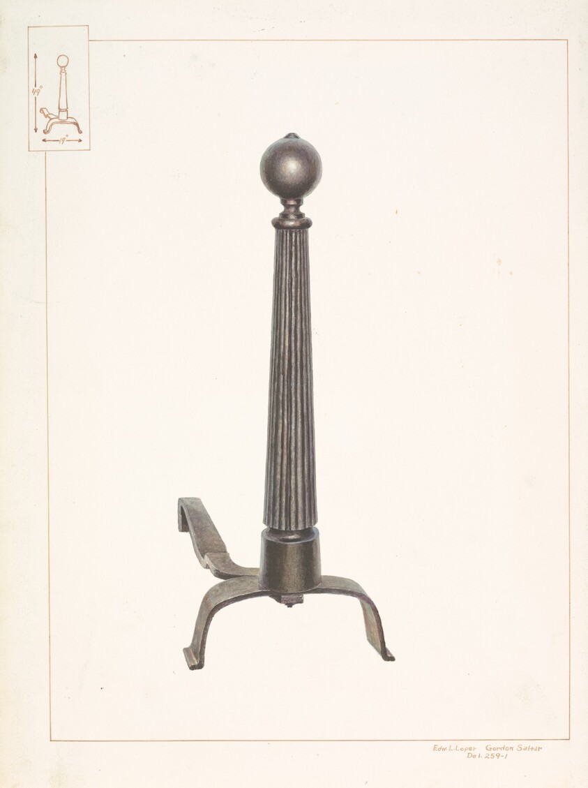 Large Andiron