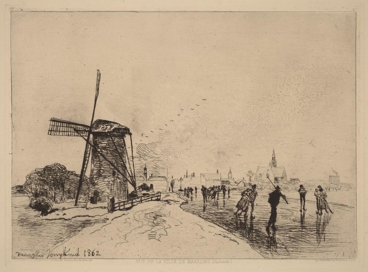 View of the Village of Maaslins (Vue de la ville de Maaslins (Hollande))