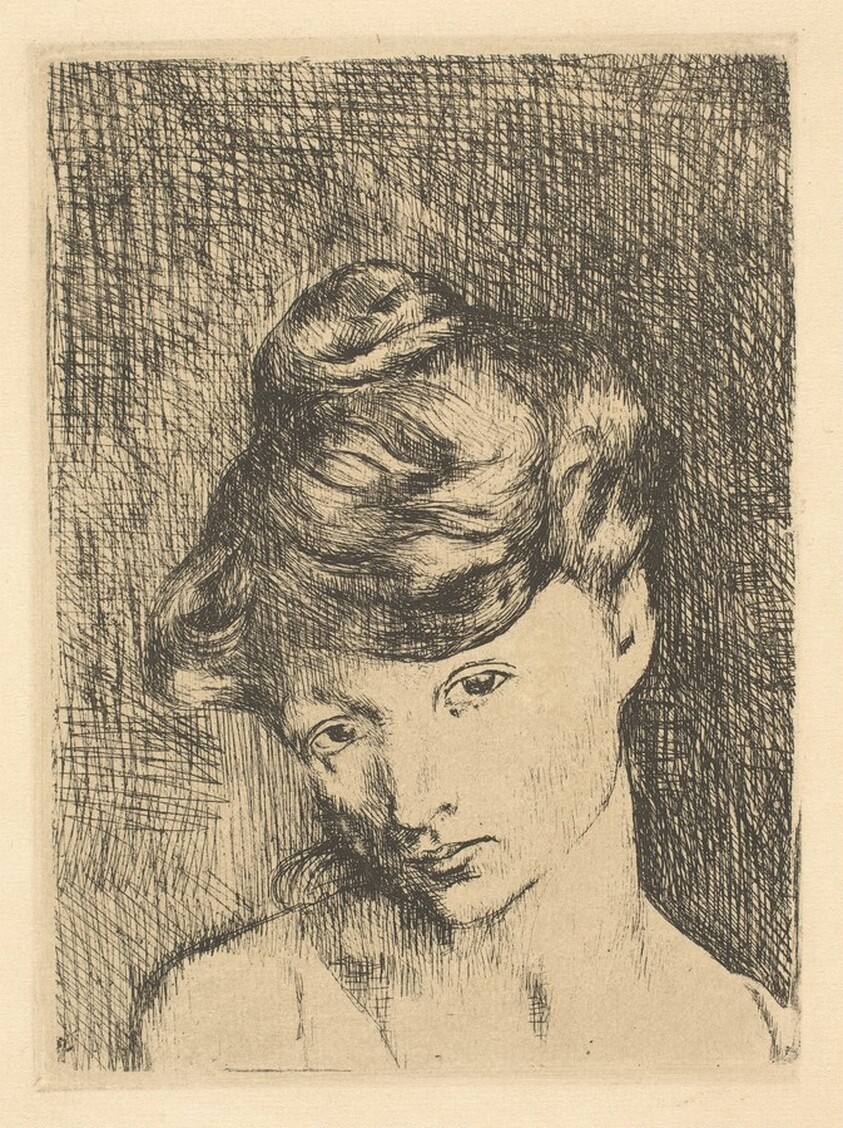 Head of a Woman: Madeleine (Tête de femme: Madeleine)