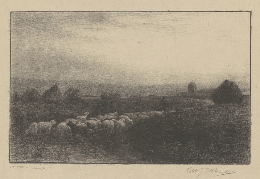 La rentrée du troupeau (The Return of the Flock)