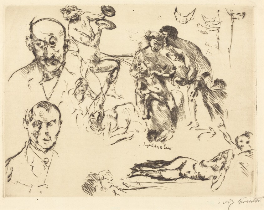 Sketches of Men, including Max Liebermann